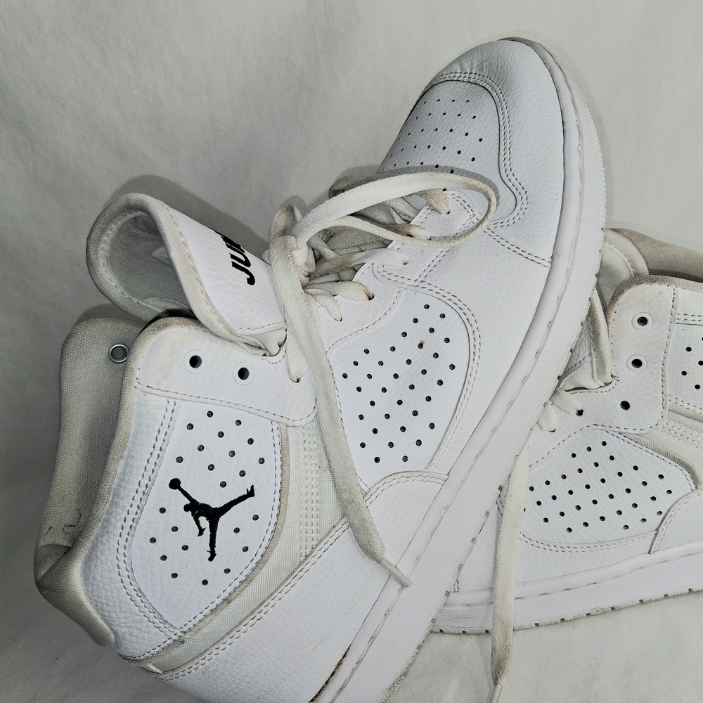 Jordan White and Black Sneakers